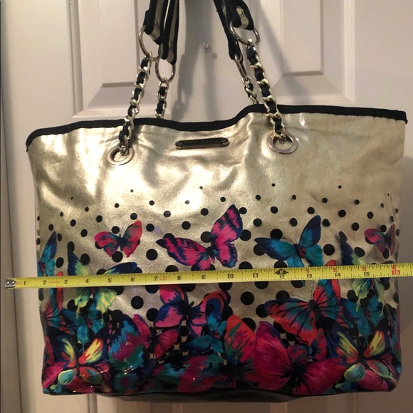 Betsey Johnson Butterfly Tote Y2K rare! - Picture 4 of 10